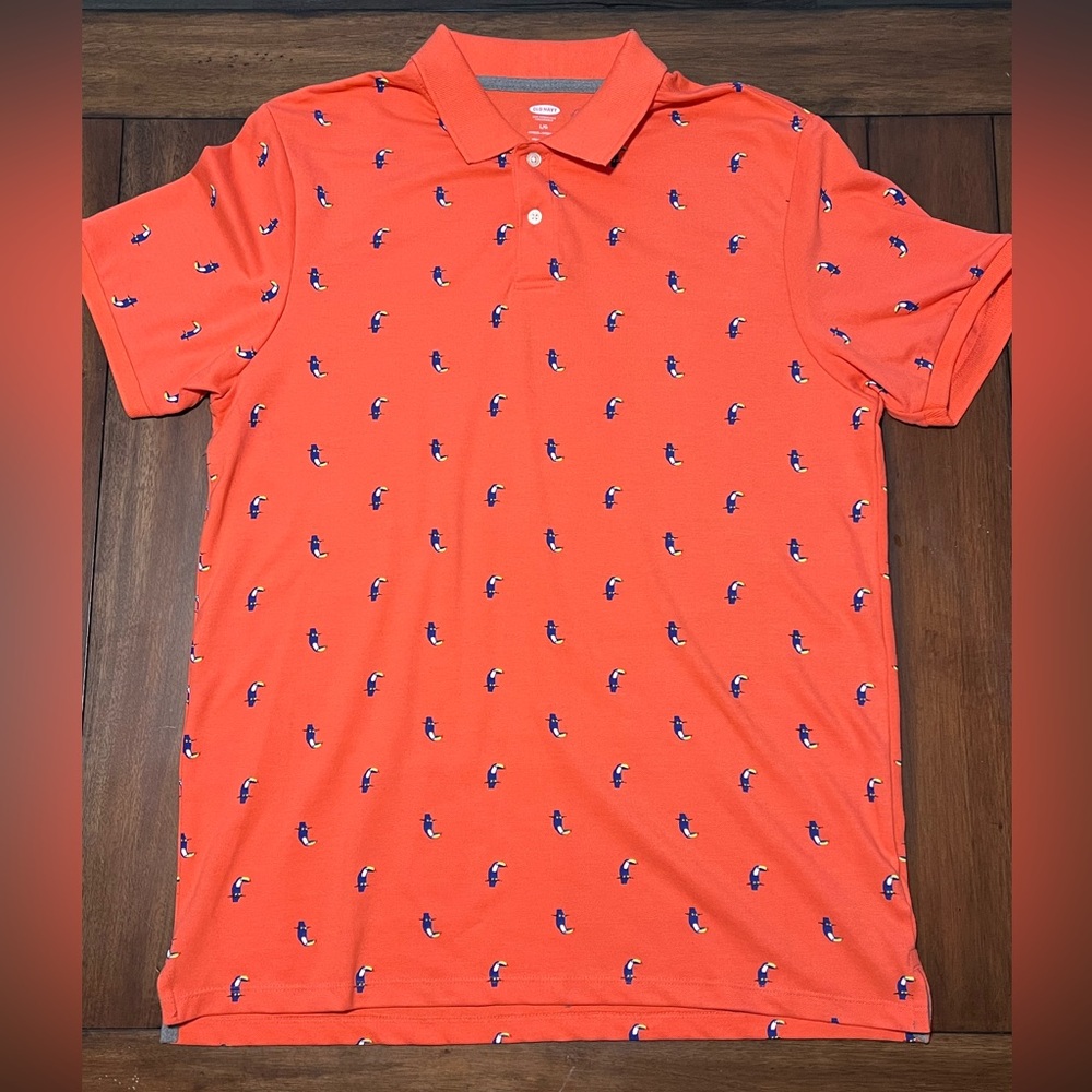 Old Navy Hawaii Tropical Polo size L